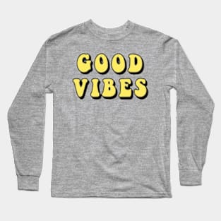 hydro sticker (Good Vibes) Long Sleeve T-Shirt